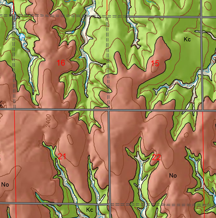 small geologic map