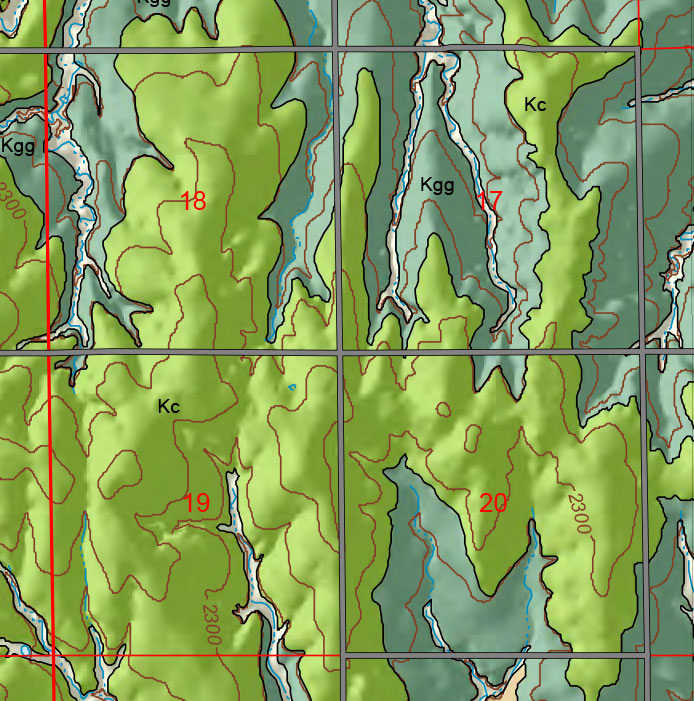 small geologic map