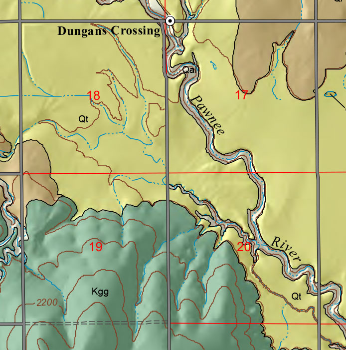 small geologic map