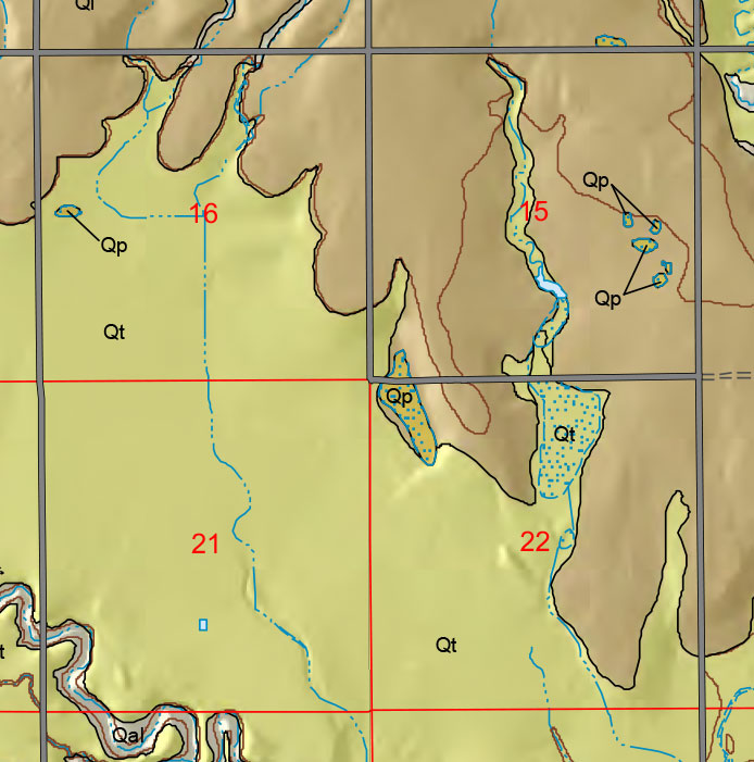 small geologic map