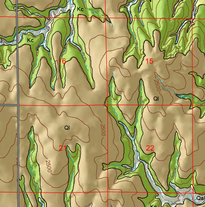 small geologic map