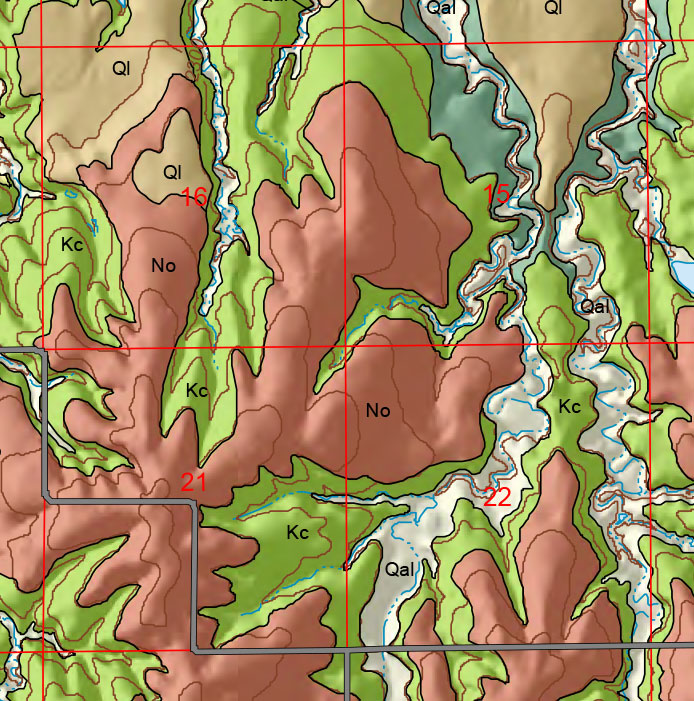 small geologic map