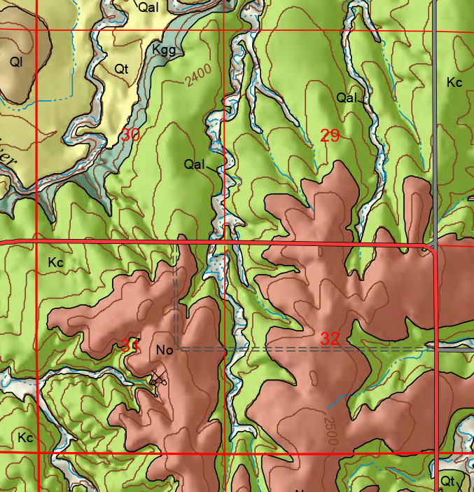 small geologic map