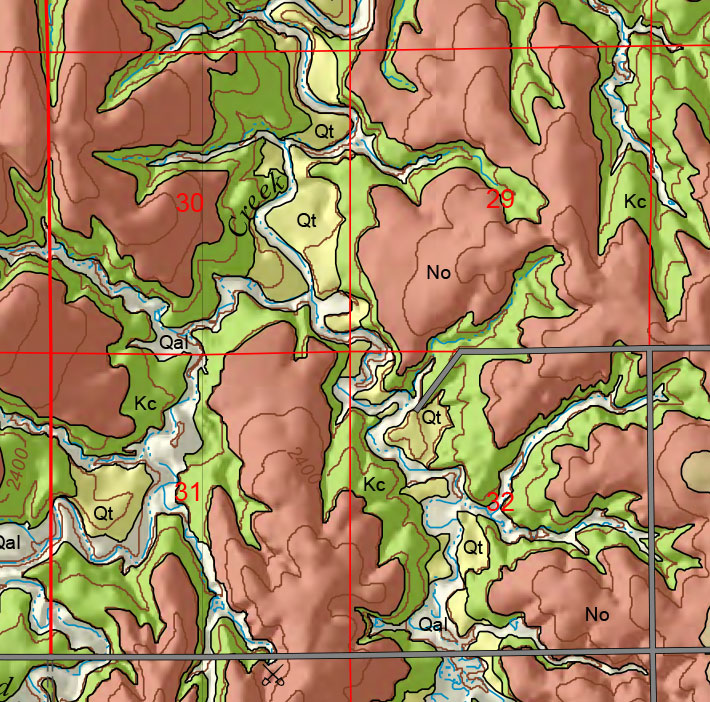 small geologic map