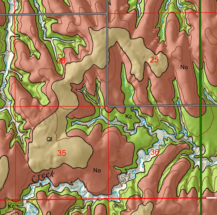 small geologic map