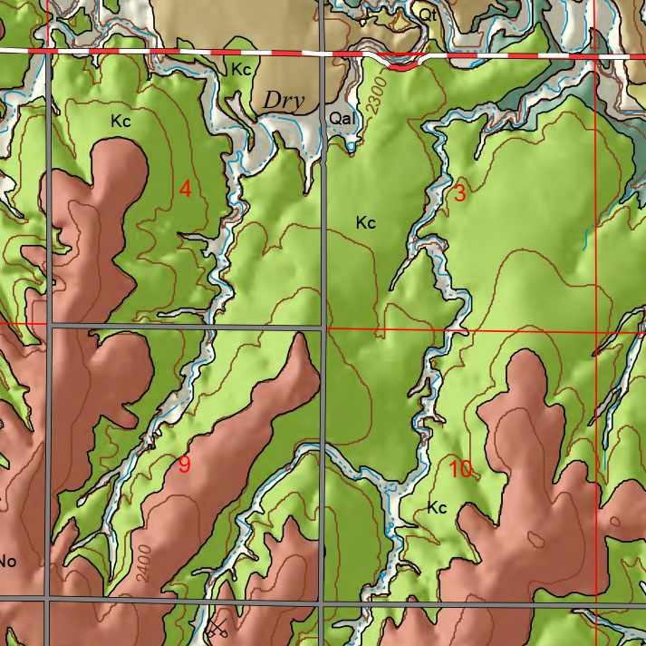 small geologic map