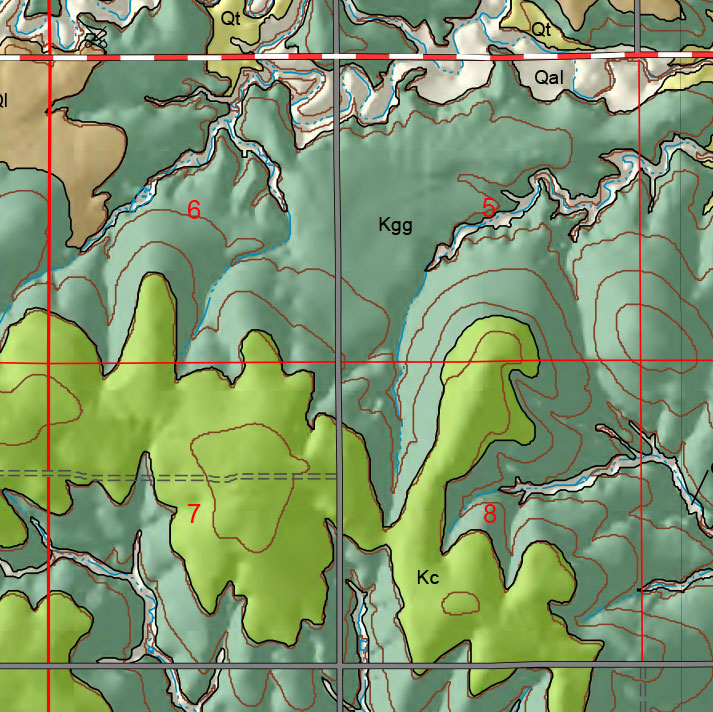 small geologic map