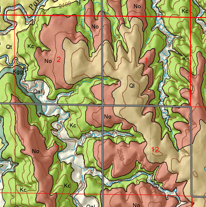 small geologic map