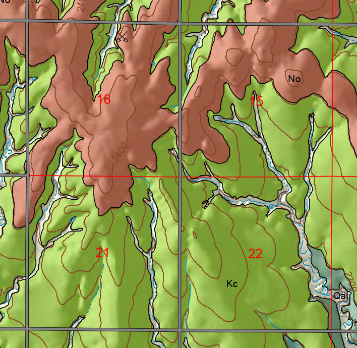 small geologic map