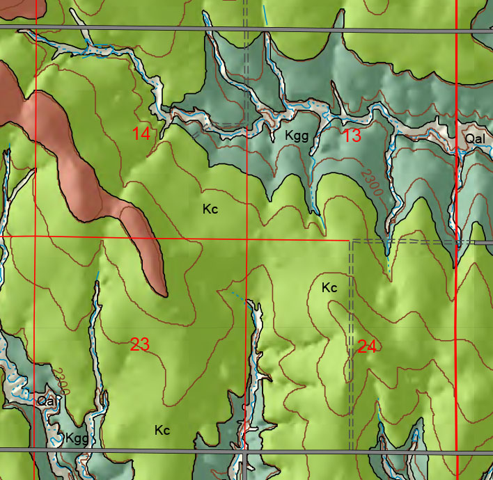 small geologic map