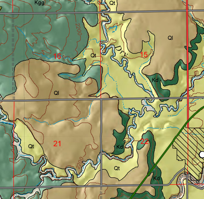 small geologic map