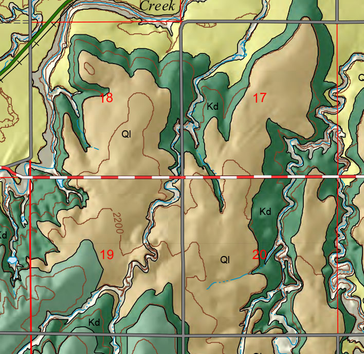 small geologic map