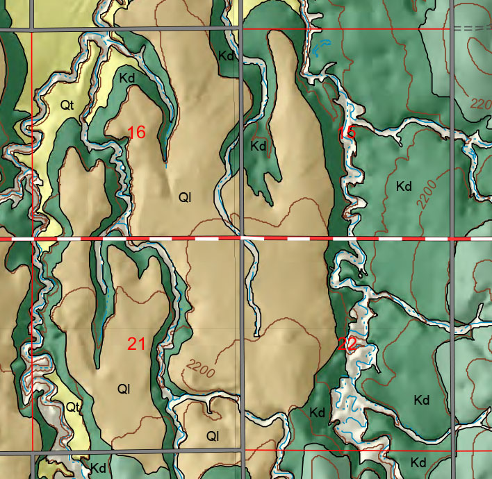 small geologic map