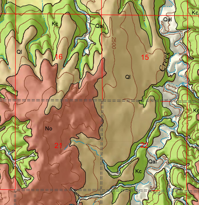 small geologic map