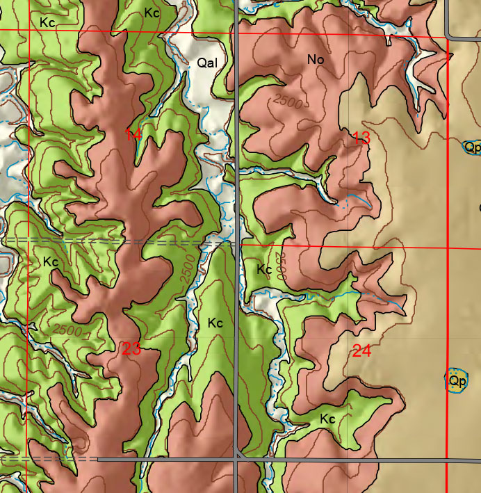 small geologic map