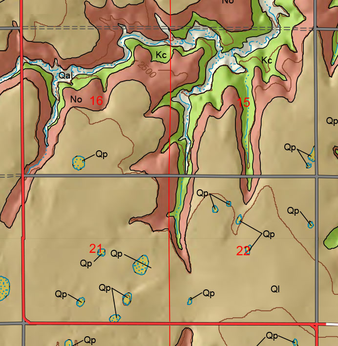 small geologic map