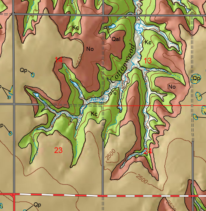 small geologic map