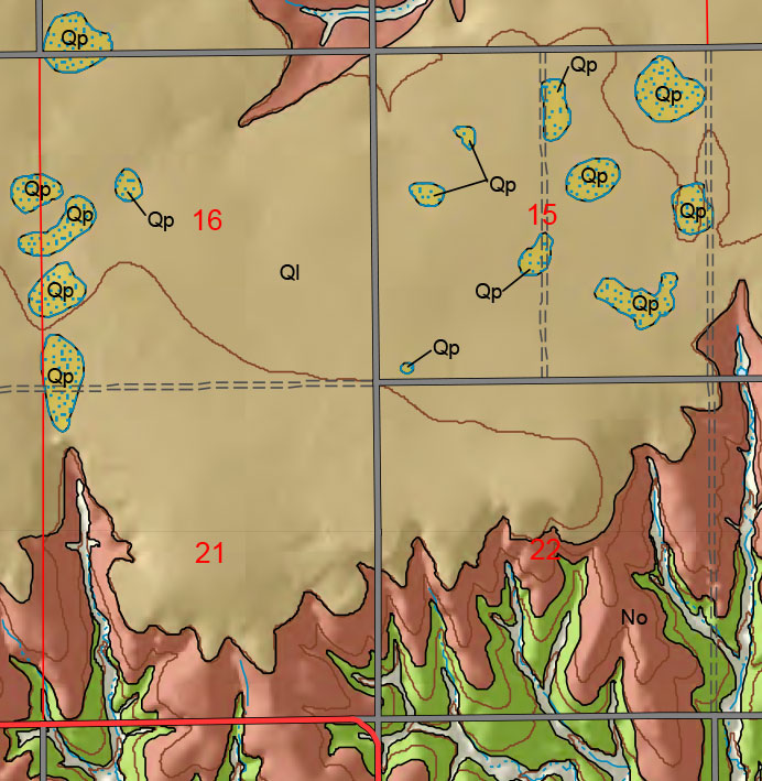 small geologic map