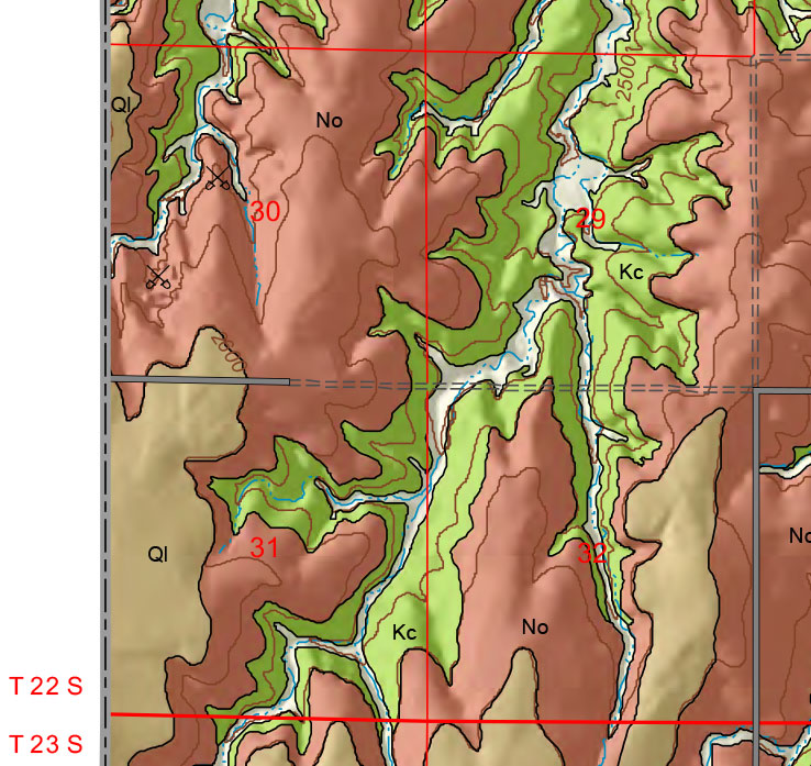 small geologic map