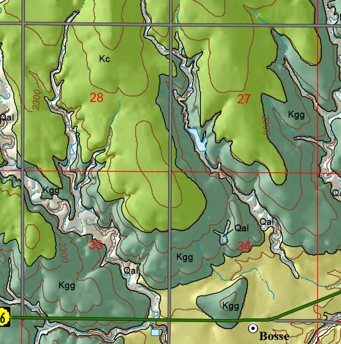 small geologic map