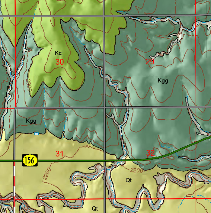 small geologic map