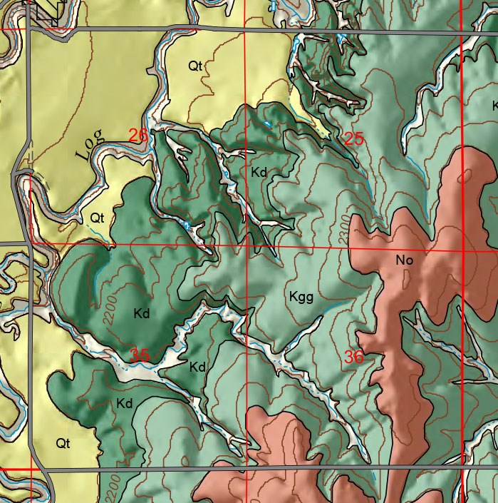 small geologic map