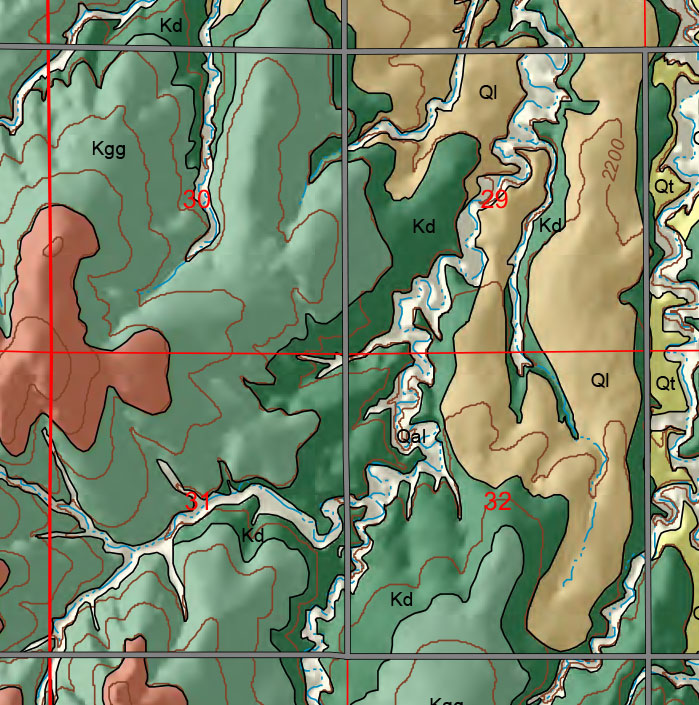 small geologic map