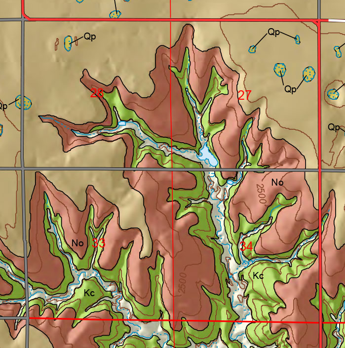 small geologic map