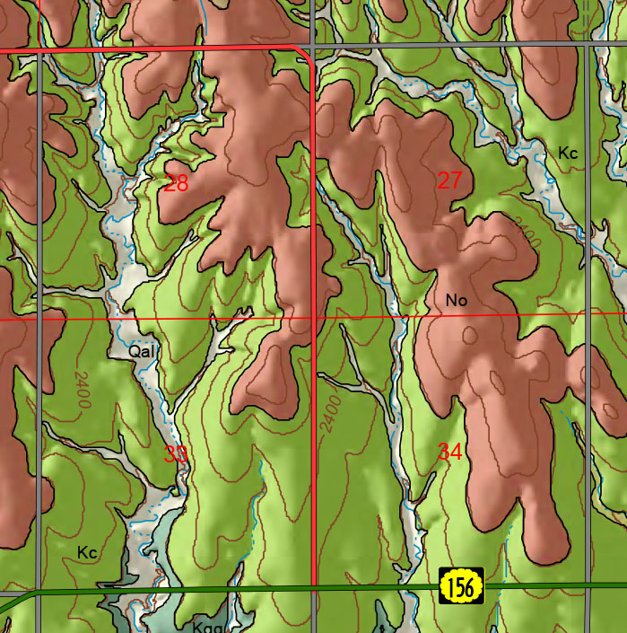 small geologic map