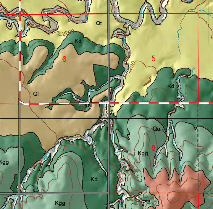 small geologic map