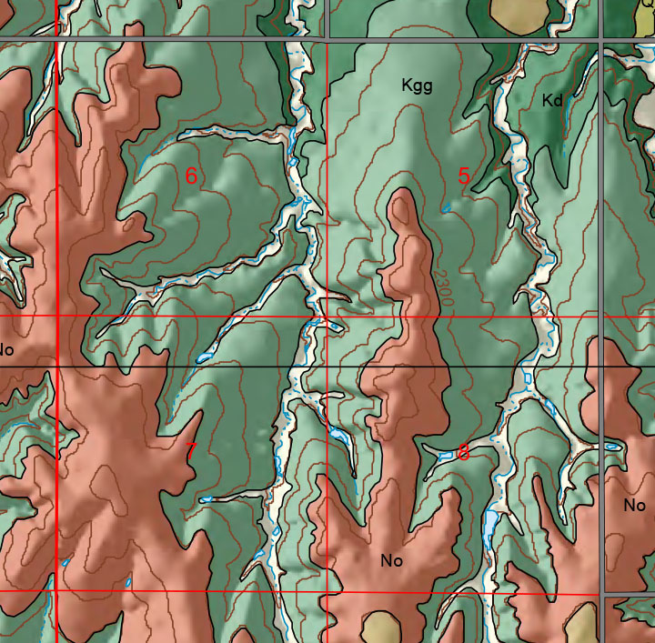 small geologic map