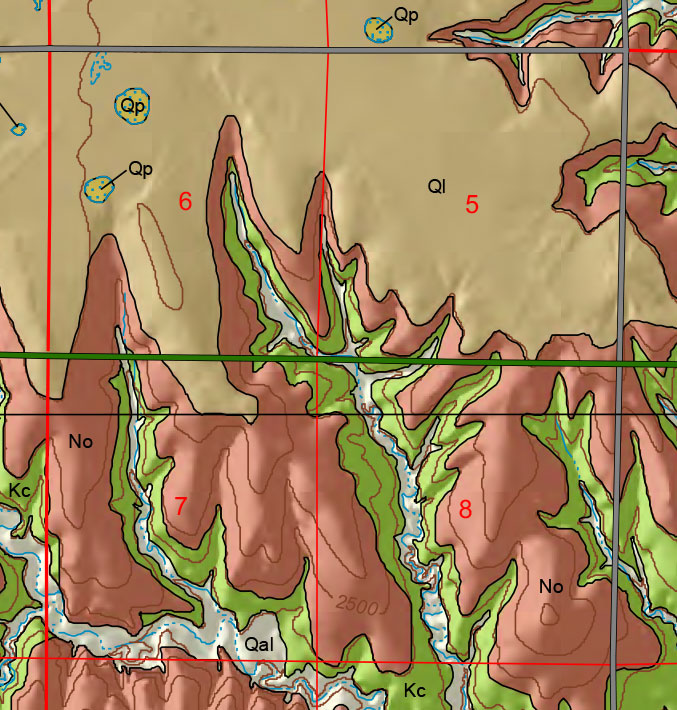 small geologic map