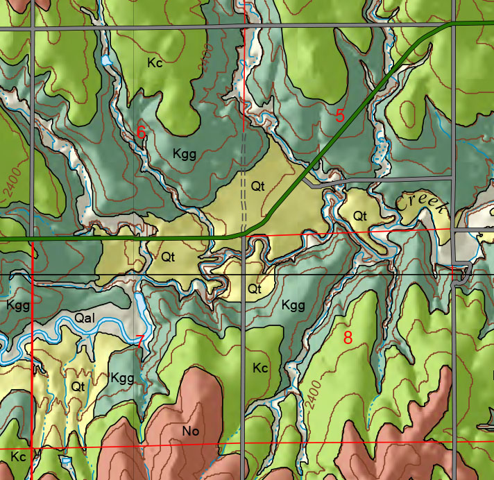 small geologic map