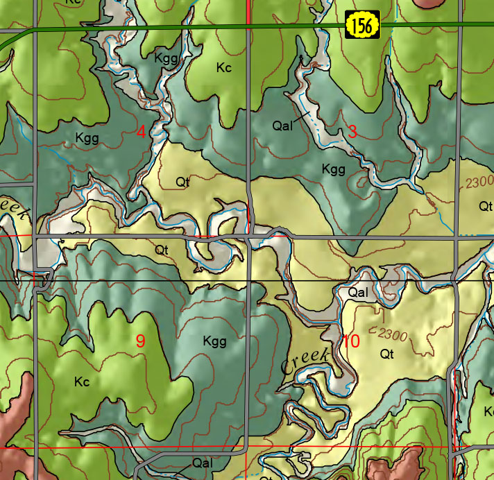 small geologic map