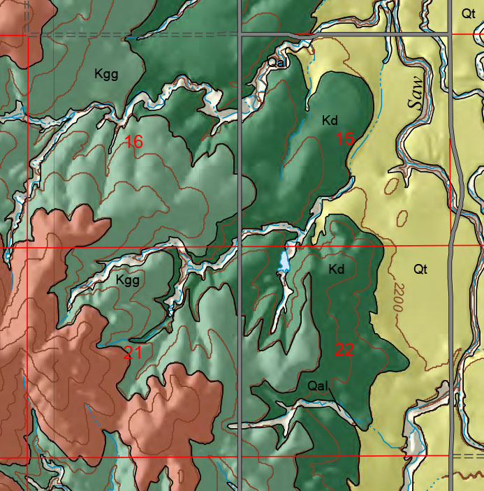 small geologic map