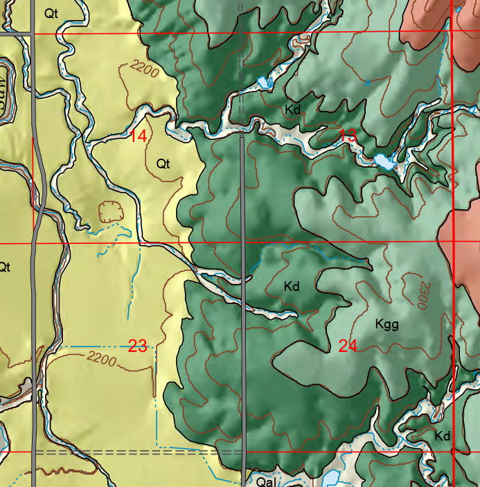 small geologic map