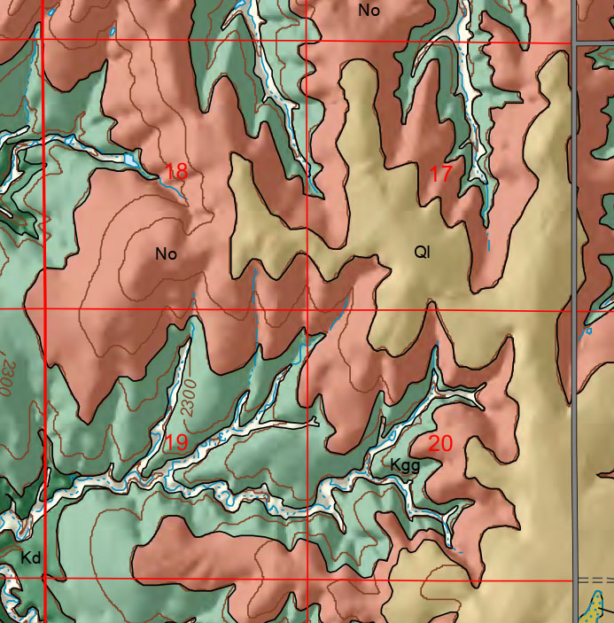 small geologic map