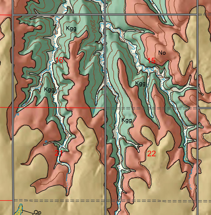 small geologic map