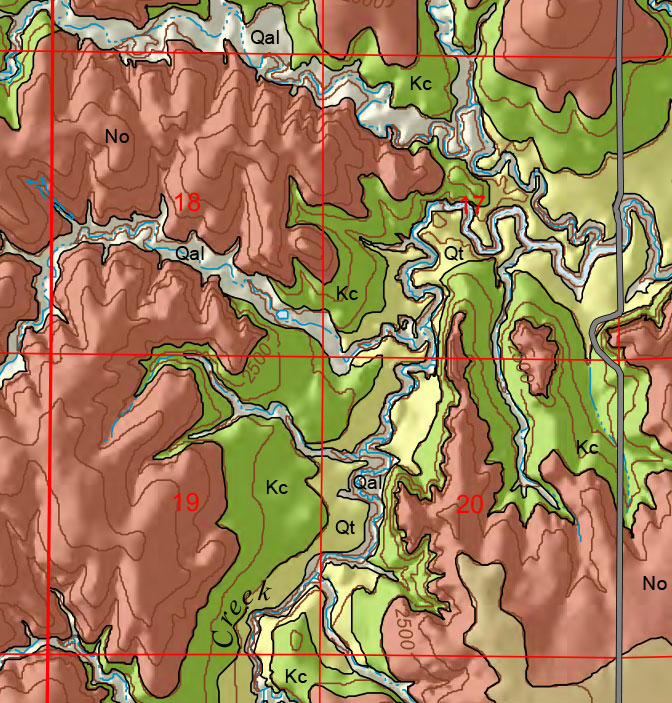 small geologic map