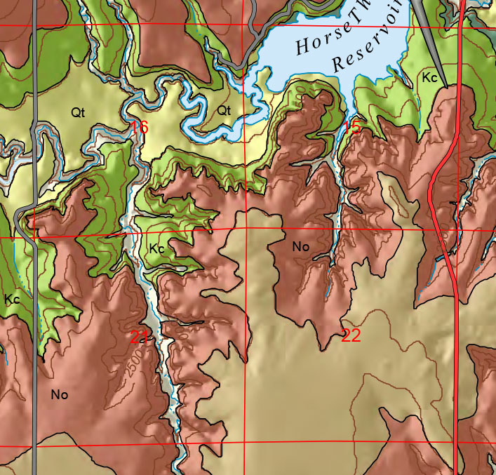 small geologic map