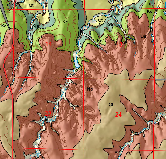 small geologic map