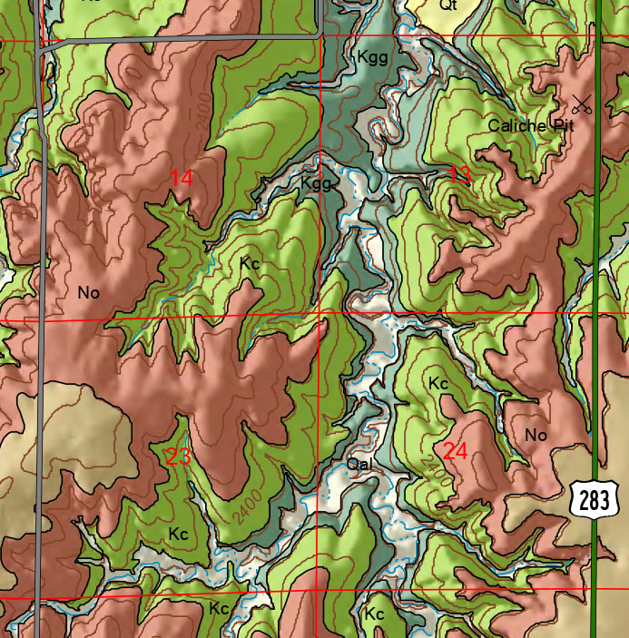 small geologic map