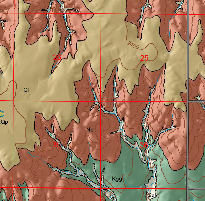 small geologic map