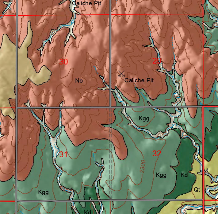 small geologic map