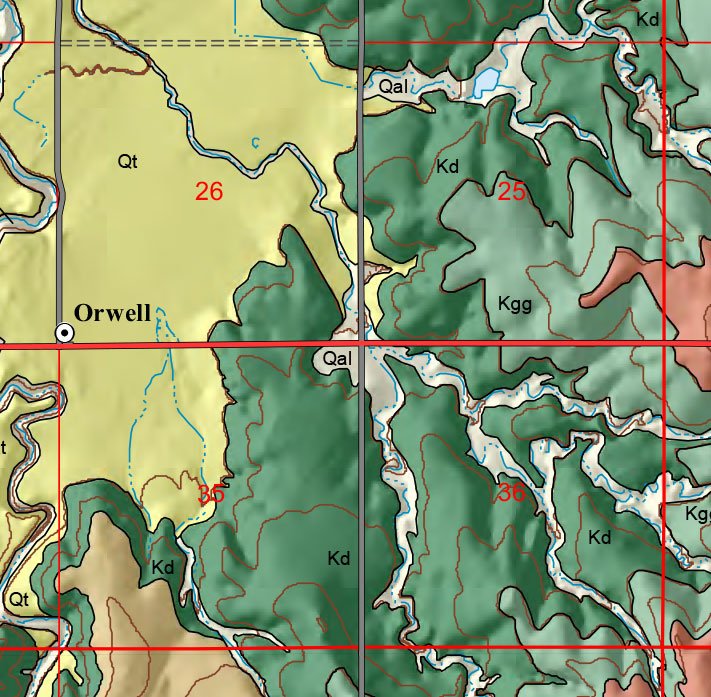 small geologic map