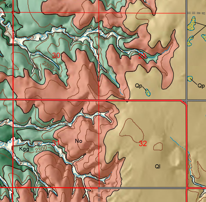 small geologic map