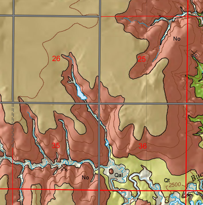 small geologic map