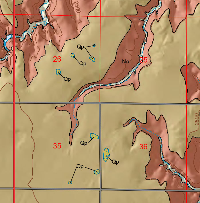 small geologic map