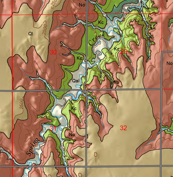 small geologic map