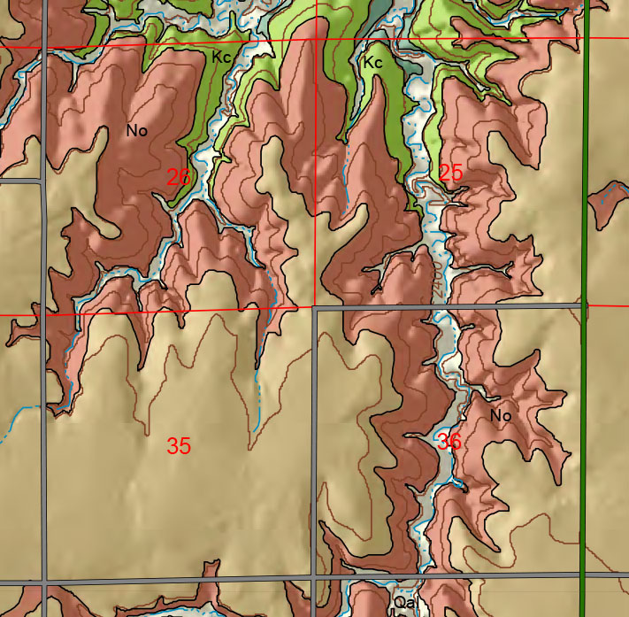 small geologic map